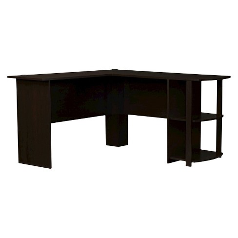 Fieldstone Wood L Shaped Computer Desk With Storage Espresso - Room & Joy :  Target