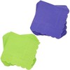 Juvale 200 Pack 2-Ply Paper Cocktail Disposable Napkins, Scalloped Edge, Tropical Colors - 4 of 4