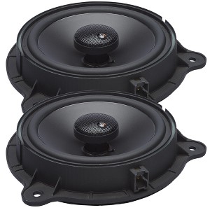 Powerbass OE652-NS2 6.5" 2Ω Direct Fit Premium OEM Replacement Coaxial Speakers Compatible with Select Nissan Vehicles - 1 of 2