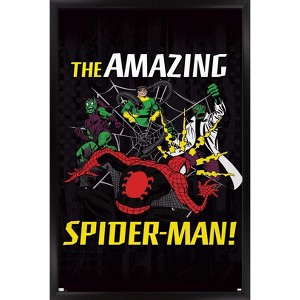 Trends International Marvel Comics Spider-Man - Villains Web Framed Wall Poster Prints - 1 of 4