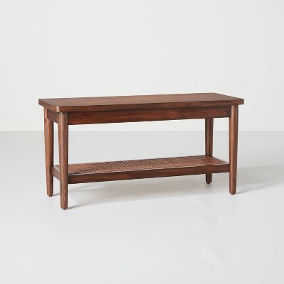 Wood & Cane Accent Bench - Hearth & Hand™ with Magnolia