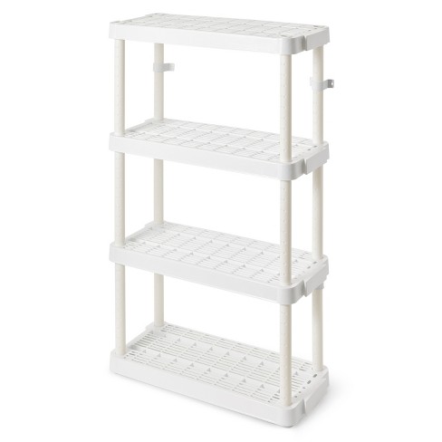 White shelving deals unit target