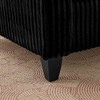 Kumasinova Retro Tufted Corduroy Single Sofa Chair – Ergonomic Back Support, Plush Cushions, Easy Assembly, Accent Armchair for Living Room - 3 of 4