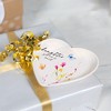 Pavilion Gift Company - Daughter - Ceramic Heart-Shaped Keepsake Dish Watercolor Floral Design Mothers Day Daughter Trinket Ring Jewelry Dish - 4 of 4