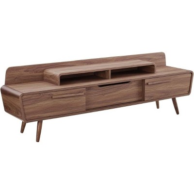 Modway Omnistand 74 TV Stand Walnut