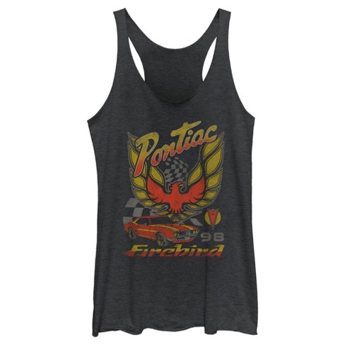 Women's General Motors Retro Pontiac Firebird Logo Racerback Tank Top - image 1 of 4