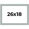 PosterPalooza | Refined Blue Picture Frame - UV Acrylic, Backing Board, Hanging Hardware Included - 2 of 4