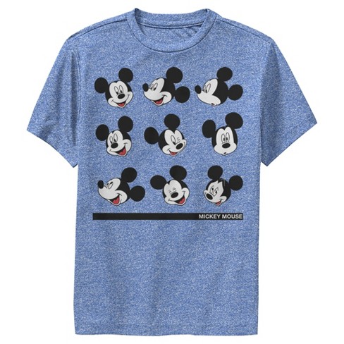 Boy's Disney Mickey Mouse Silly Faces Performance Tee - Royal Blue ...