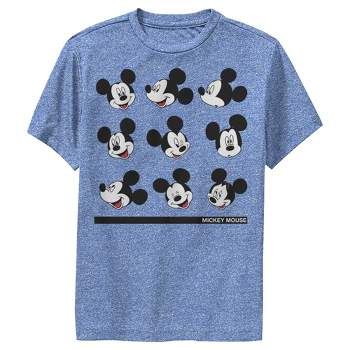 Boy's Disney Mickey Mouse Silly Faces Performance Tee