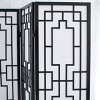 NicBex Room Divider Folding Privacy Screen with Geometric Lattice Design Partition for Home & Office - 3 of 3