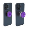 Unique Bargains Button Design Adhesive Phone Grip Dark Purple 1 Pc - 3 of 4
