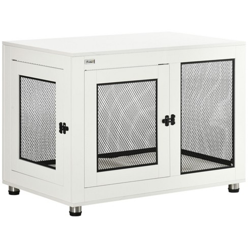 Pawhut Dog Crate Furniture 37 Inch Dog Kennel Furniture With