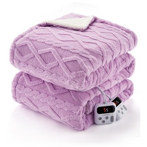 Heated Blanket - Thick Tufted Electric Blanket with 10 Heating Levels and 10 Time Settings, ETL Certified Machine Washable Fast Heating Blanket - 1 of 1