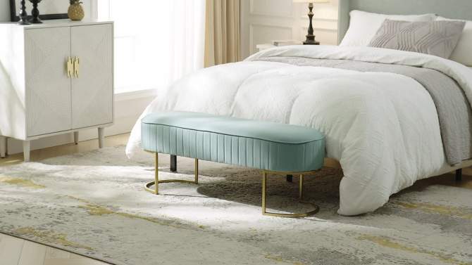 Nina Upholstered Bench for Bedroom  | ARTFUL LIVING DESIGN, 2 of 12, play video