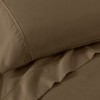 Cotton Blend Solid Deep Pocket Luxury Bed Sheet Set by Blue Nile Mills - 4 of 4