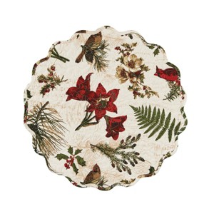 Park Designs White Nature Sings Quilted Placemat Set of 4 - 1 of 4