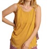 Women's Mixed Print Babydoll Tank Top - umgee - 2 of 4