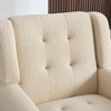 Sapphtopaz Accent Chair Wood Chair for Bedroom Comfy Chairs Modern Armchair Accent Chairs for Living Room, Bedroom, Nursery - 4 of 4