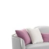 94" Kasa Sofa Beige Linen, Champagne Finish & Accent Pillows - Acme Furniture - 4 of 4