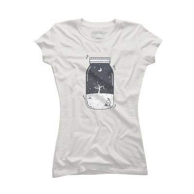 Junior's Design By Humans Halloween in a jar By roc21 T-Shirt