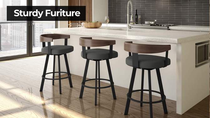 26.75" Easy Counter Height Barstool - Amisco, 2 of 8, play video