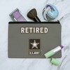 U.S. Army Retired Logo Makeup Cosmetic Bag Organizer Pouch - 2 of 4