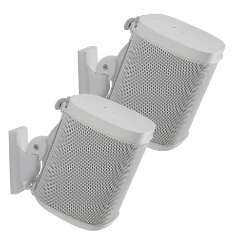 Sanus Swivel And Tilt Wall Mounts For Sonos One, Play:1, And - Pair (white) : Target