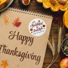 Wrapables 2 Inch Thankful and Grateful Thanksgiving Autumn Thank You Sticker Roll, Sealing Labels for Cards, Bags, Gift Boxes, Party Favors (250pcs) - 3 of 4