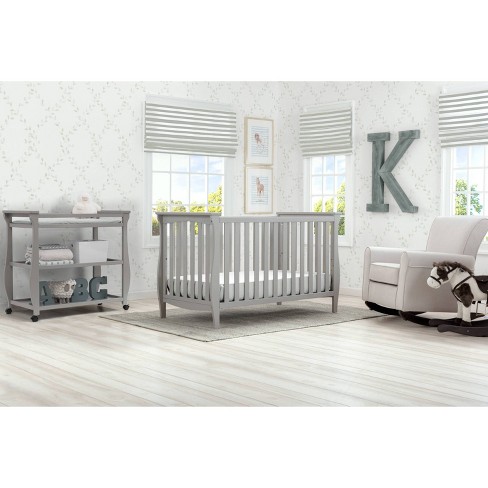 Delta Children Lancaster 3 In 1 Crib Gray Target