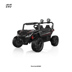 24V ANPOBO Direct Terrain Ride-On Buggy-UTV with Remote-black black 50 - 1 of 4