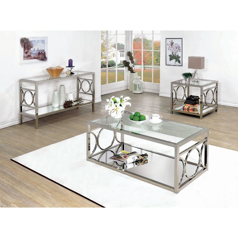 Nora End Table Chrome - HOMES: Inside + Out, 4 of 5