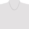Black Bow Jewelry 1mm Sterling Silver Diamond Cut Solid Octagonal Box Chain Necklace - 2 of 4