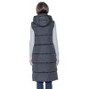 Women's Long Puffer Vest - S.E.B. By Sebby - 2 of 4