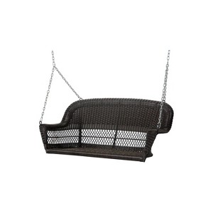 HomeStock Resin Wicker Porch Swing - 1 of 4
