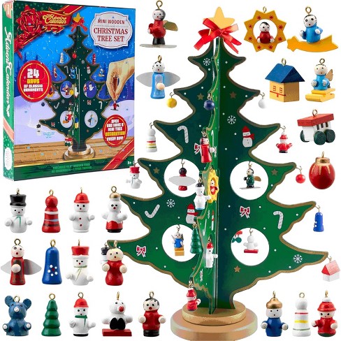 JOYFY 2024 Countdown to Christmas Advent Calendar - 24Pcs Tabletop Christmas Tree - image 1 of 4