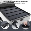 Tonneau Cover for Truck Bed 5/4.6ft, Soft Roll-Up Truck Bed Cover with Heavy Duty Rails, No Drilling Installation - 4 of 4
