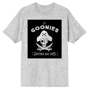 Goonies Never Say Die Men's Athletic Heather T-shirt - 1 of 1
