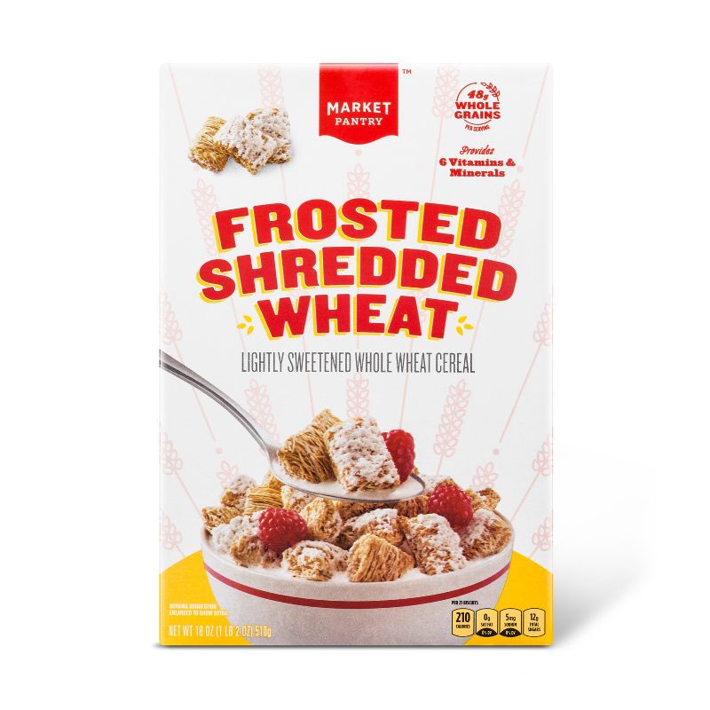 Frosted Shredded Wheat Breakfast Cereal - 18oz - Market Pantry&#8482;, 1 of 4