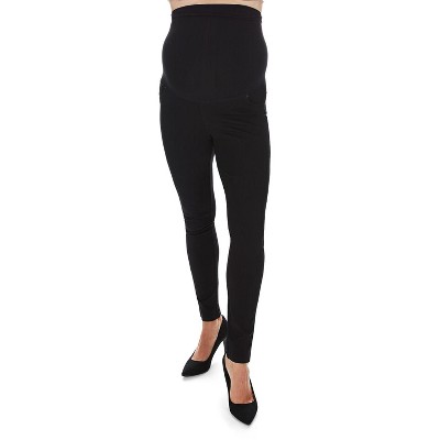 Memoi Women's Ponte Comfort Stretch Maternity Support Leggings - image 2