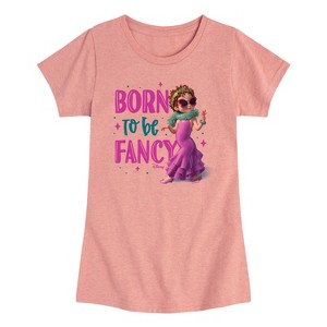 Girls' - Fancy Nancy - Born To Be Fancy Fitted Short Sleeve Graphic T-Shirt - 1 of 4