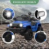 coucheta 12V Kids Ride on Truck Car with Parent Remote Control, Electric Off-Road Toy Car with Bluetooth, 3 Speed Mode and LED Lights,Battery Powered - 3 of 4