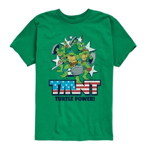 Boys' - Teenage Mutant Ninja Turtles - Turtle Power Americana Short Sleeve Graphic T-Shirt - 1 of 4