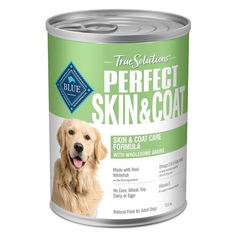 Blue Buffalo True Solutions Perfect Coat with Fish Wet Dog Food - 12.5oz, 1 of 12