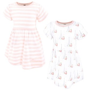Hudson Baby Girls Cotton Dresses, Bonjour Paris - 1 of 4