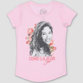 Girls' Selena Short Sleeve Graphic T-Shirt - Pink