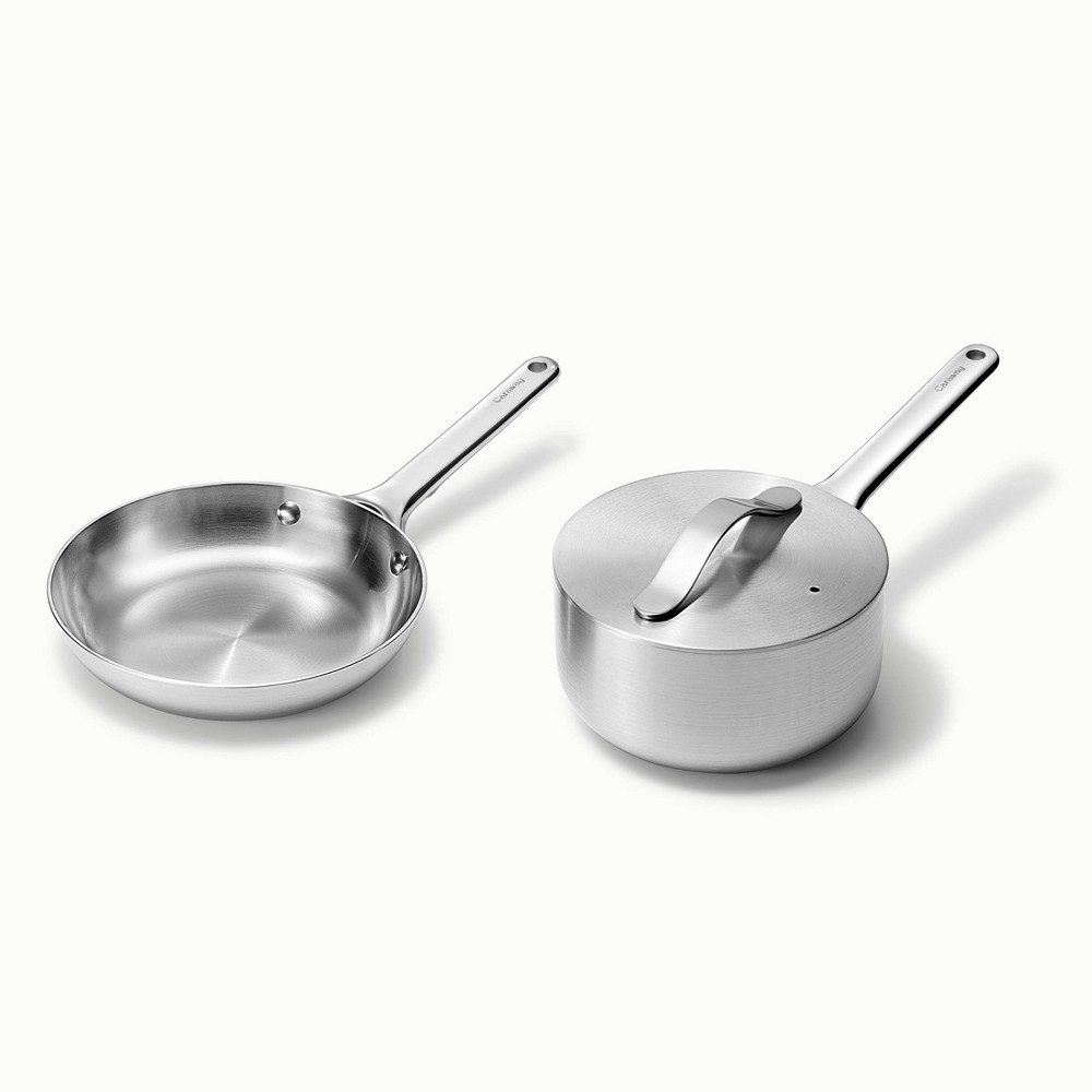 Photos - Pan Caraway Home 2pc Stainless Steel Cookware Set