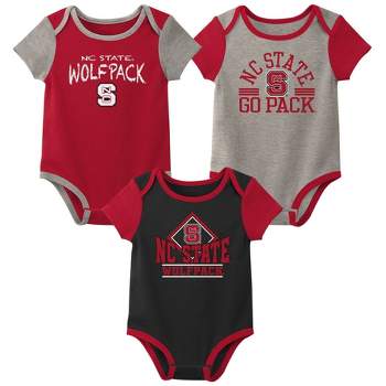 NCAA NC State Wolfpack Infant Boys' 3pk Bodysuit