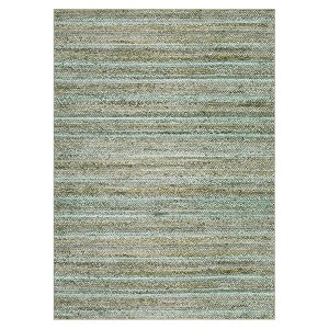 Modern Farmhouse Area Rugs Machine Washable Printed Braid Accent Carpet with Non-Slip Backing Stain Resistant Floor Carpet Soft Low Pile Rugs - 1 of 4
