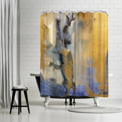 Americanflat Gold Dust Ii by Hope Bainbridge 71" x 74" Shower Curtain