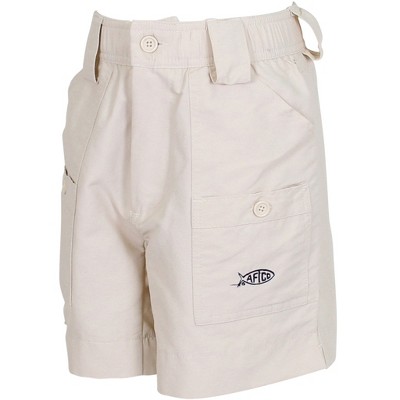 AFTCO Boys Original Fishing Shorts Khaki, 20